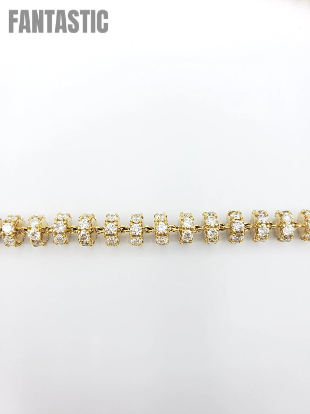 14K Gold- Diamond Disc Chain | 136 Grams