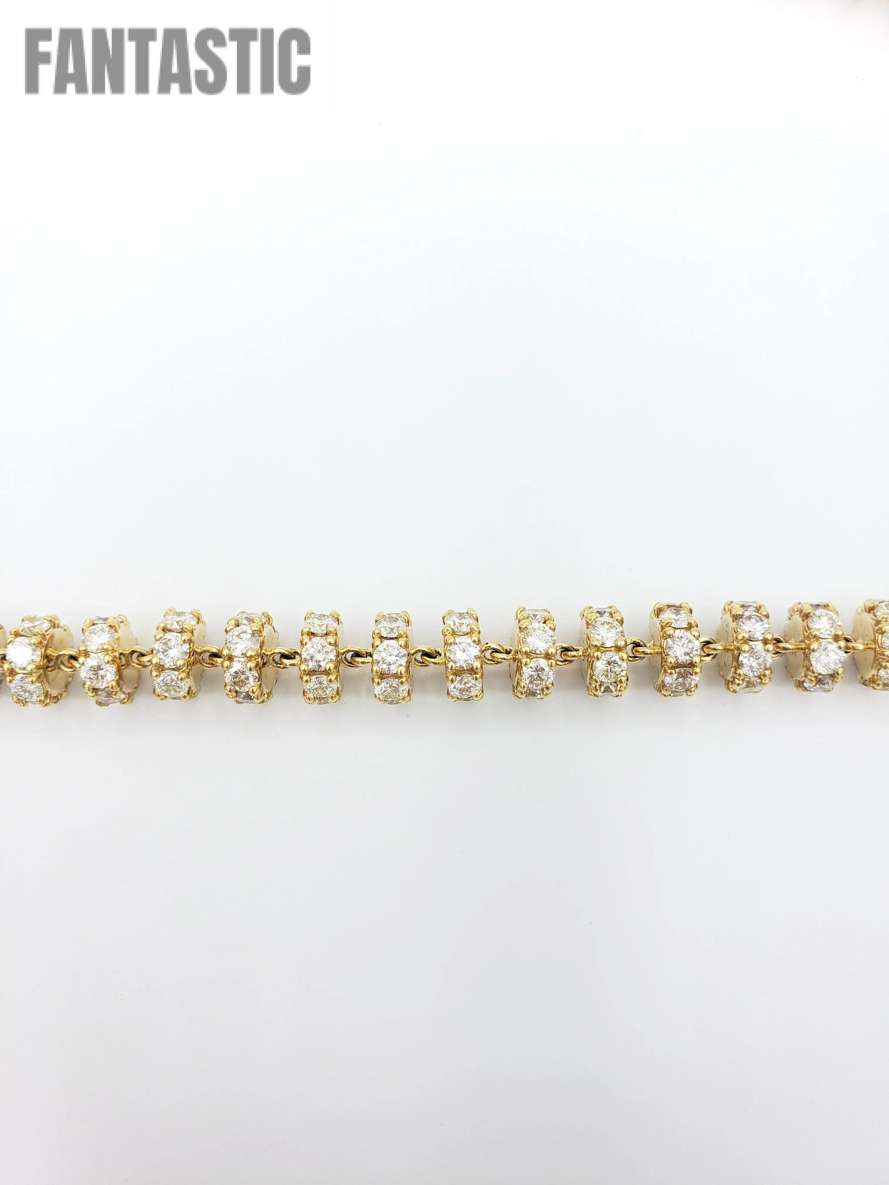 14K Gold- Diamond Disc Chain | 136 Grams
